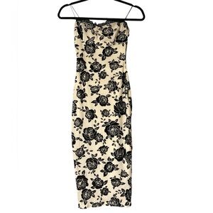 Black and white bodycon dress Size S